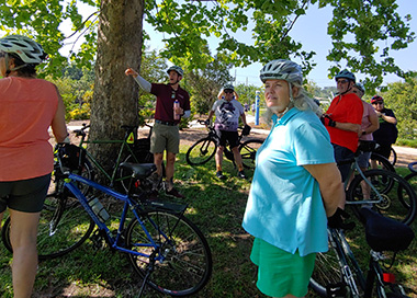 seniors biking