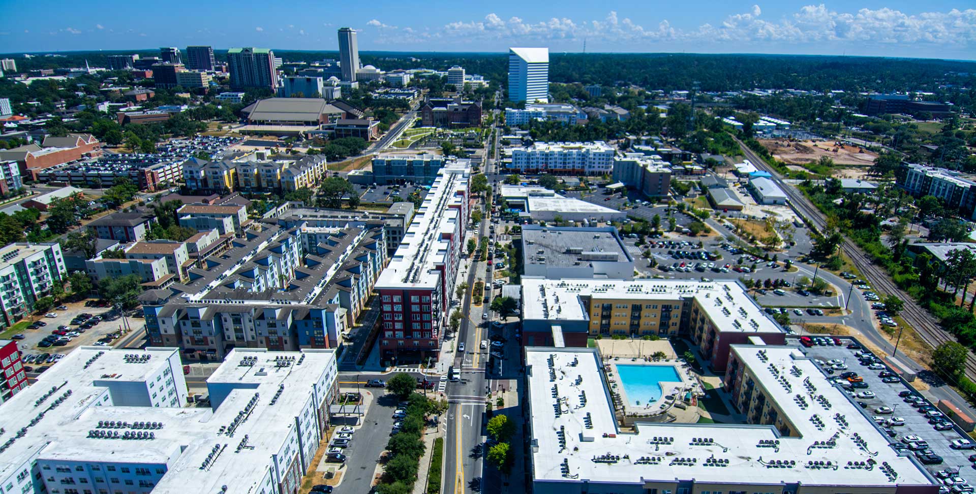 Gaines Street Corridor Aerial
